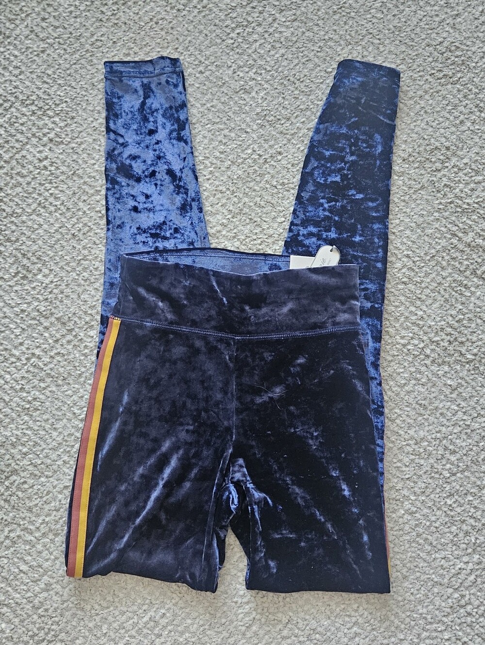 AERIE Velvet Leggings Tuxedo Stripe XS AE NWT